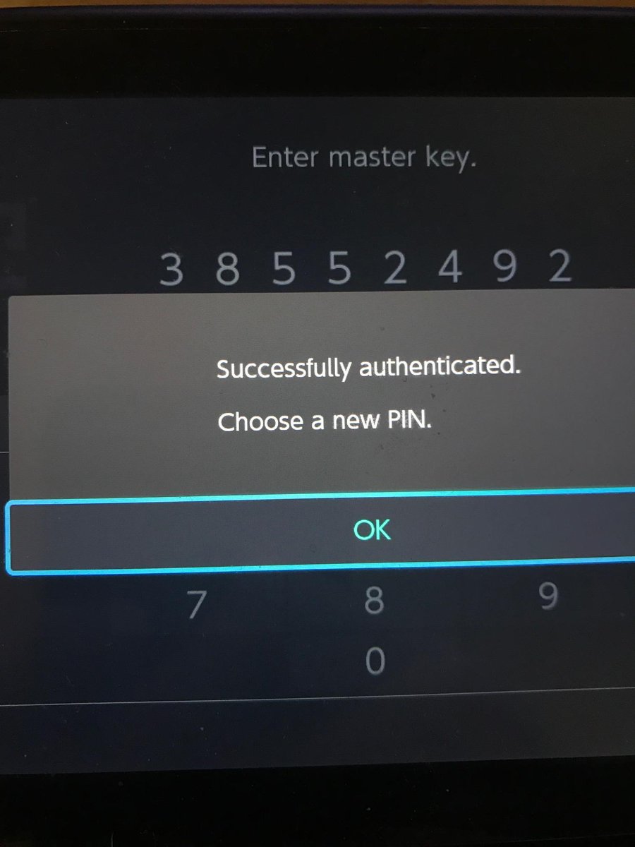 nintendo switch parental controls master key